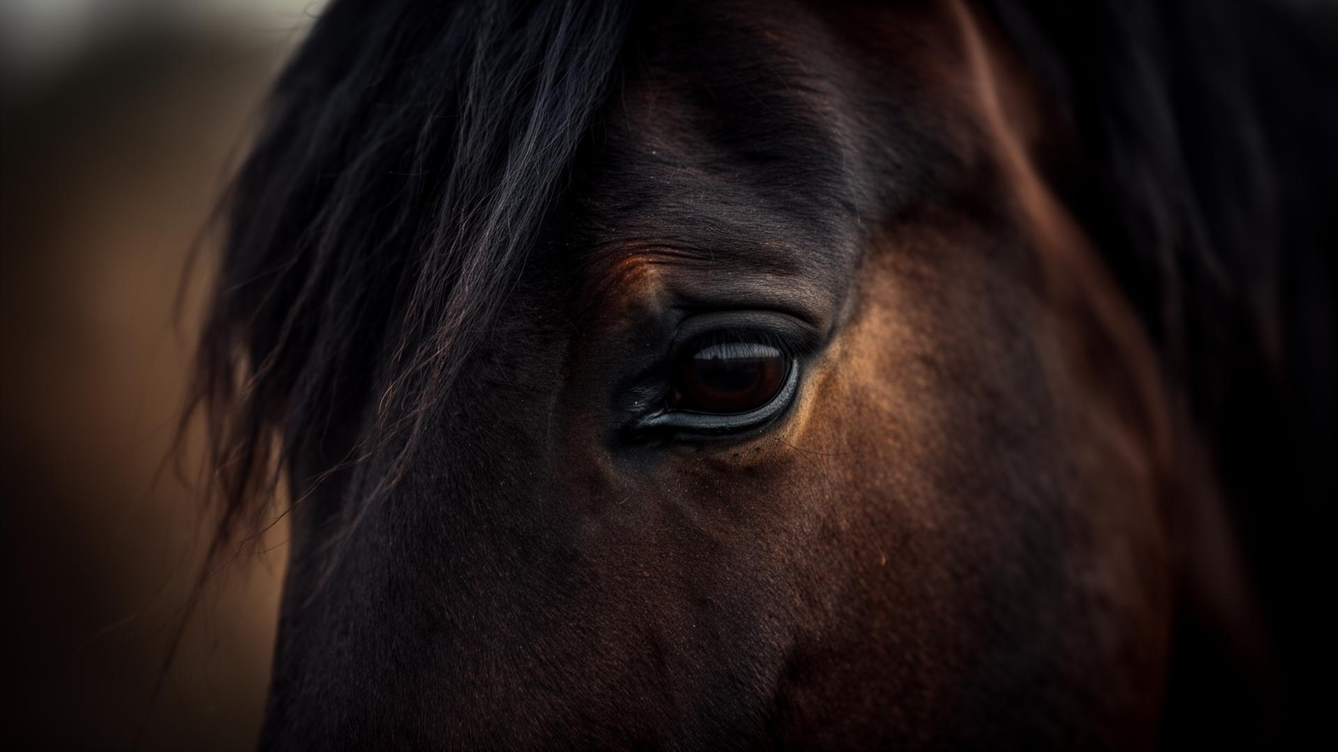 Horse galloping through ocean shallows at sunset